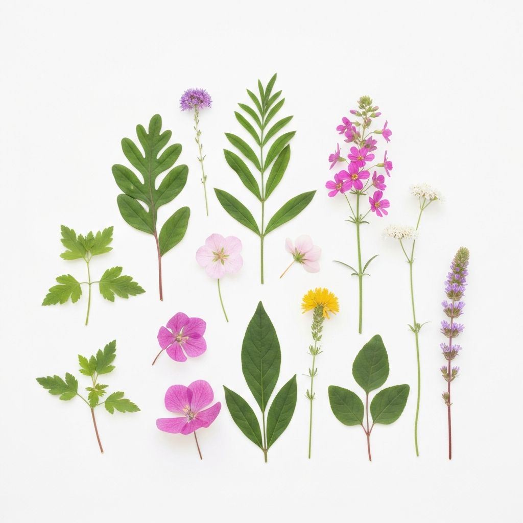 Botaniczne zdjęcie roślin edukacyjnych